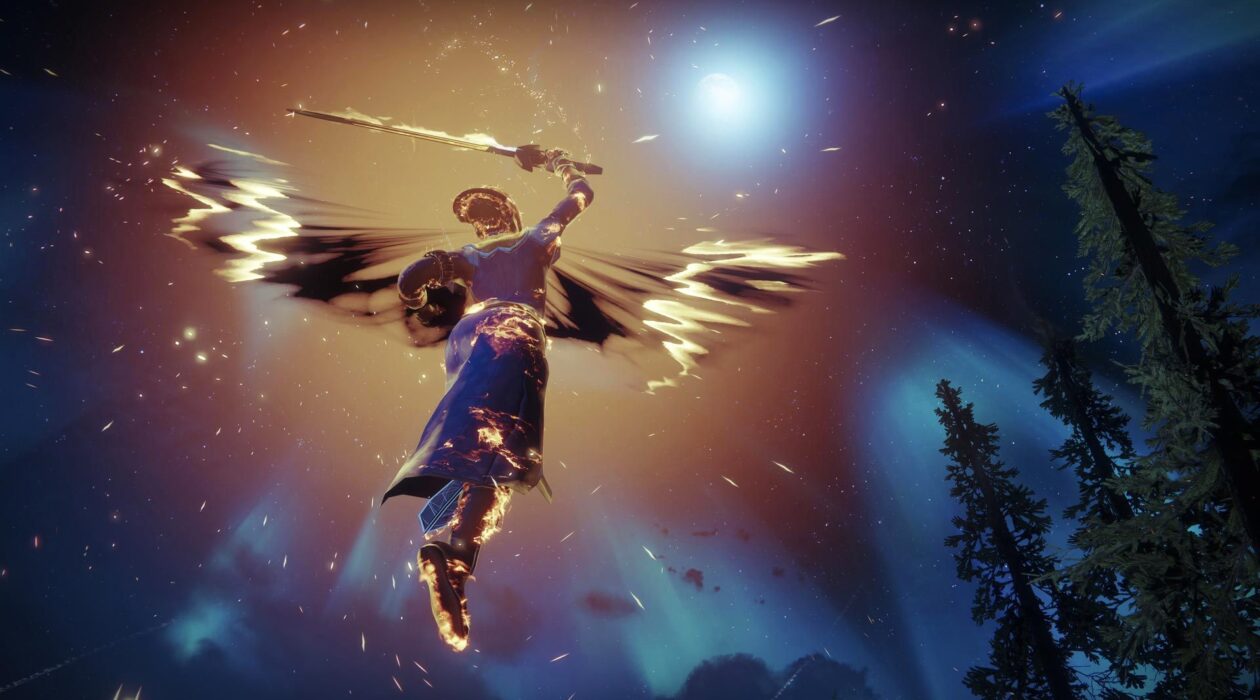 Destiny 2 classes: The Warlock Solar subclass casting its Super Ability