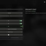 Warzone 2 proximity chat - the settings menu showing the proximity chat setting in the voice chat menu.