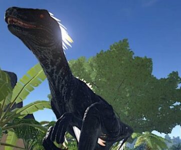 Best Ark Survival mods: A dinosaur from the Improved Dinos mod for Ark Survival Evolved.