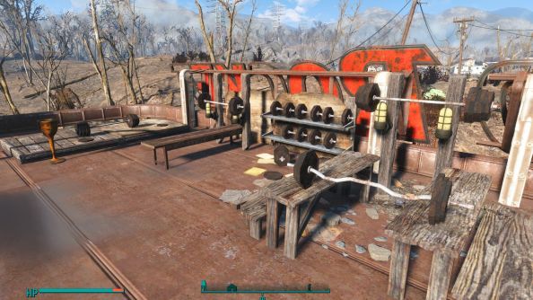 Best Fallout 4 settlements rooftop gym