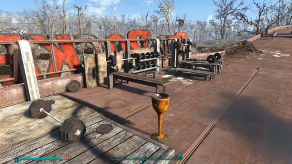 Best Fallout 4 settlements rooftop gym